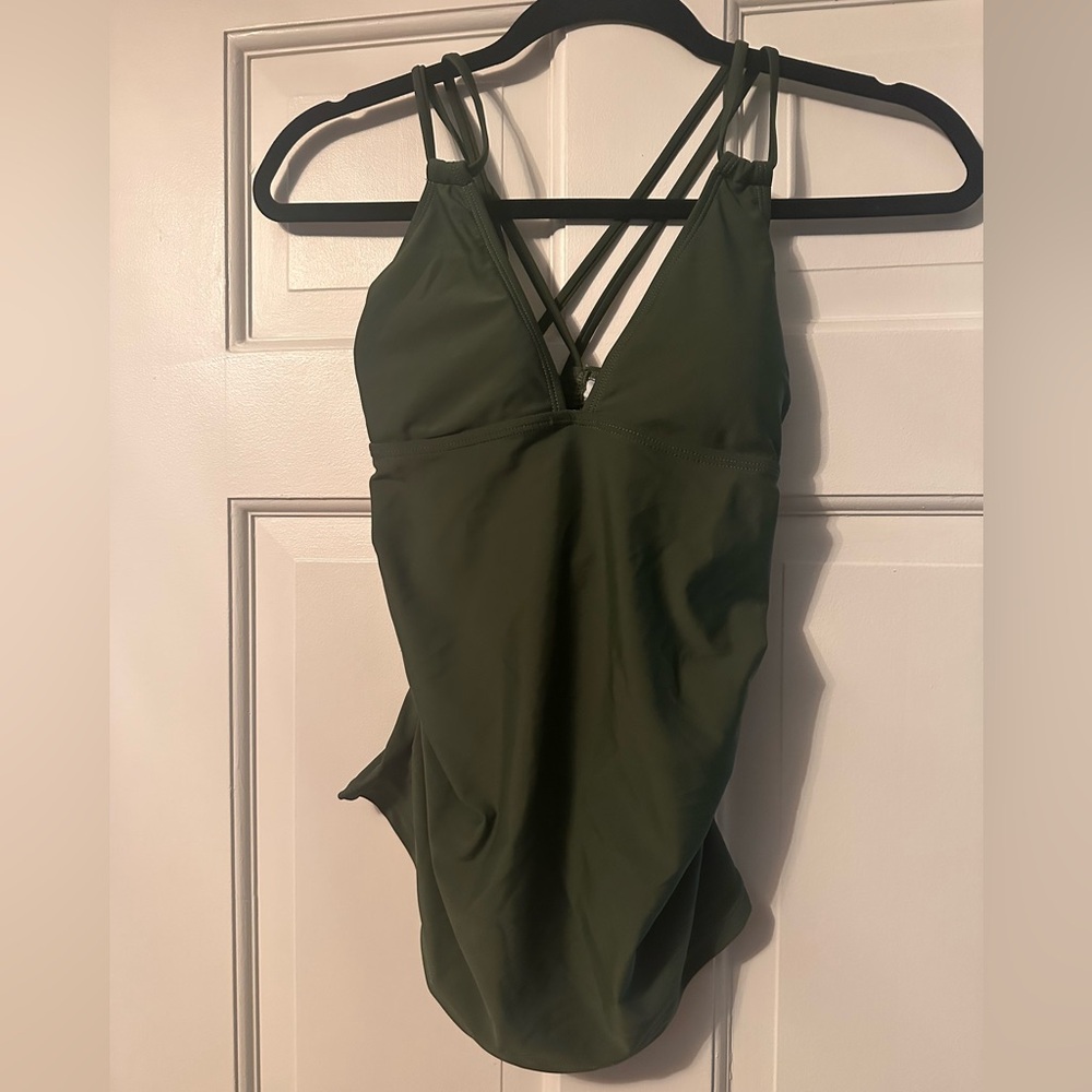 CUPSHE Green Strappy Swimsuit